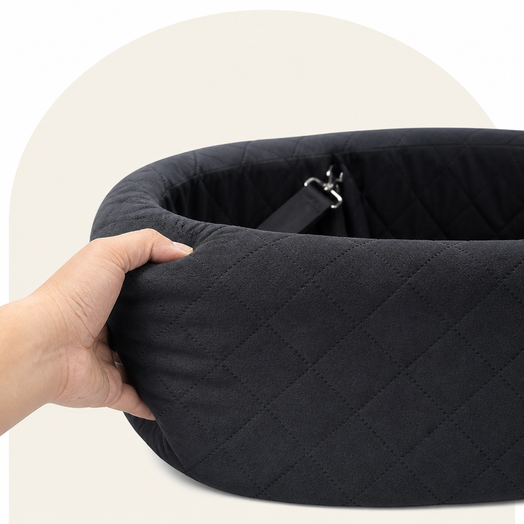 D30 Rebound Sponge Car Seat Booster (Removable Washable Cover)