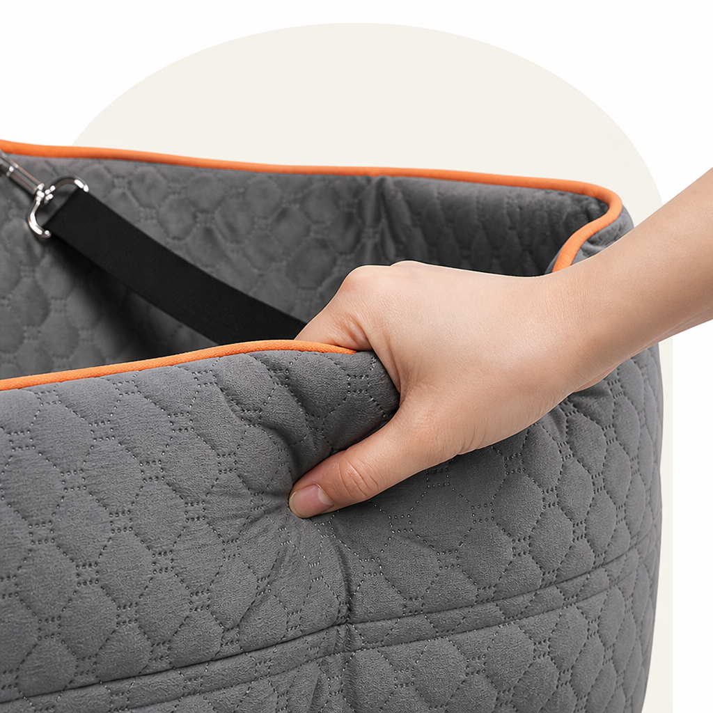 Memory Foam & Washable Cover Car Booster Seat
