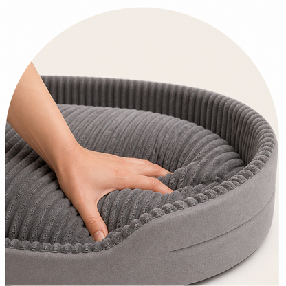 Thickened Orthopedic & Breathable Plush Dog Bed (Removable Cover)