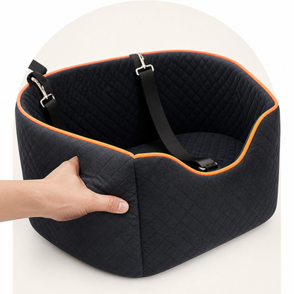 Washable Canvas & Non-Slip Car Booster Seat (Up To 40 lb)