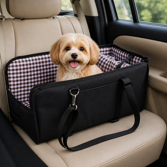 Safety Belt & Anti-Collapse Dog Booster Seat