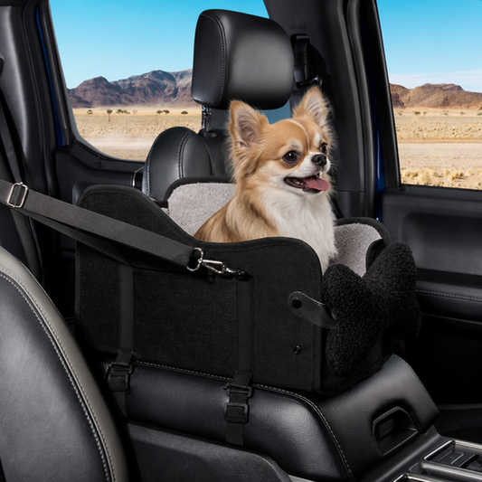 Adjustable Height & Safety Harness Car Booster Seat