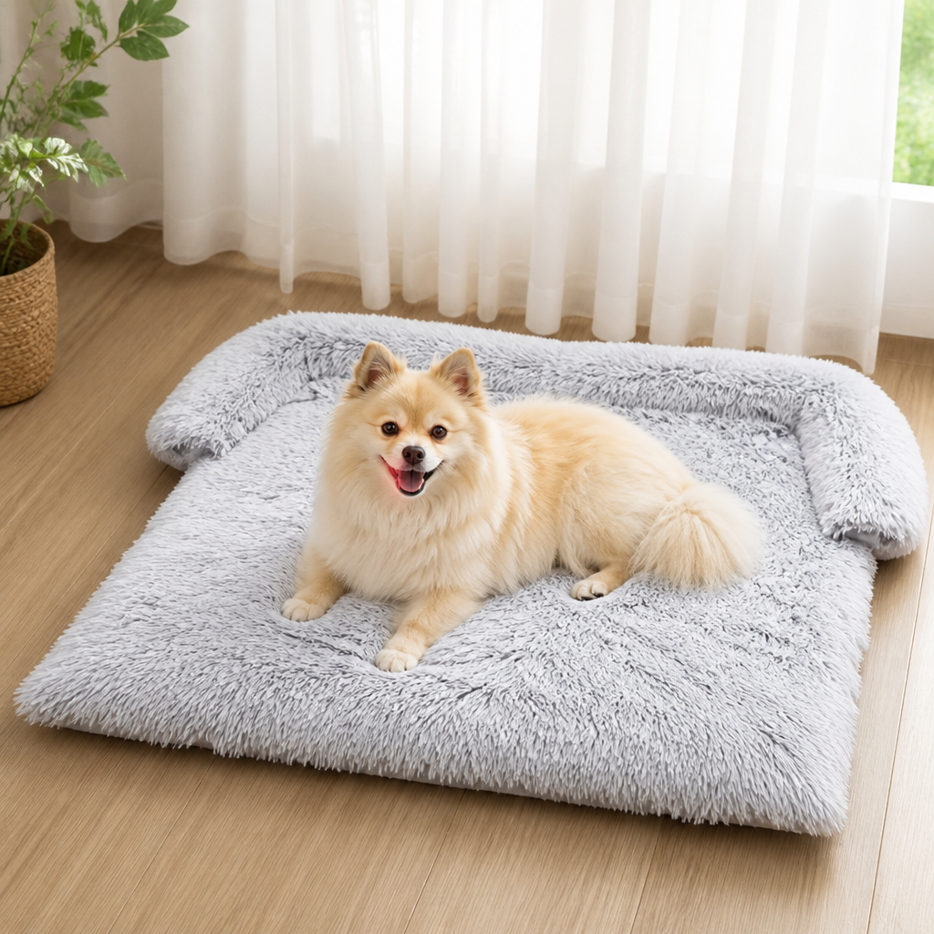 All-Season Fluffy Washable Sofa Bed (Non-Slip Bottom)