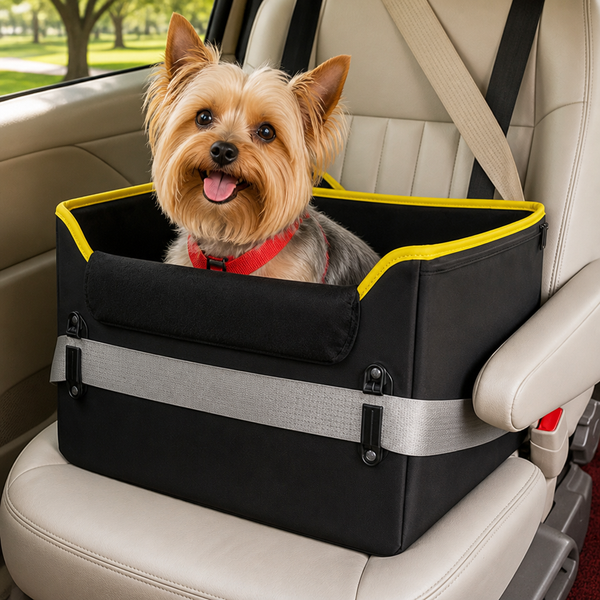 Patent Safe Buckles & Clip-On Leash Booster Seat