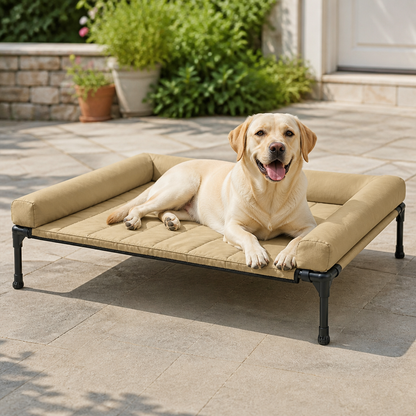 Elevated Cooling Mesh Dog Bed (Removable Pillow-Top)