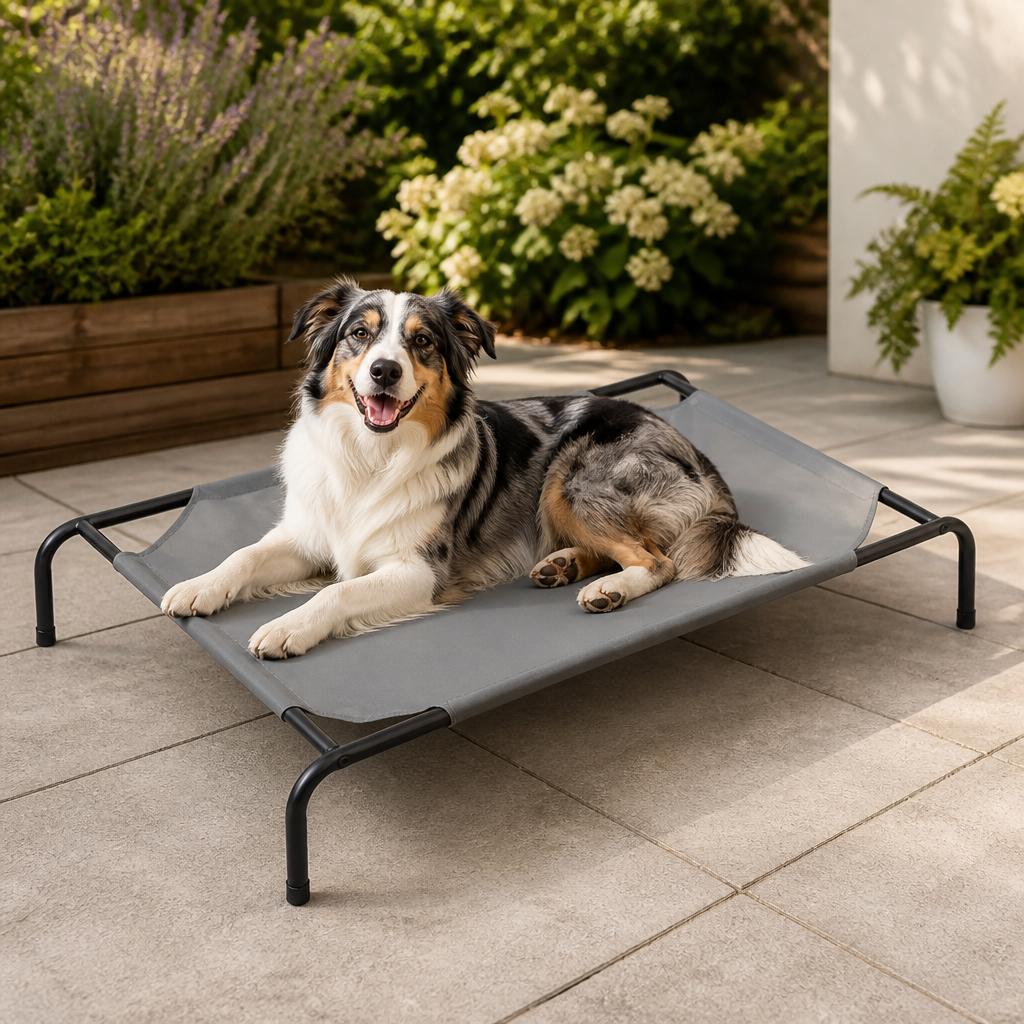 Cooling Breathable Mesh Elevated Dog Bed
