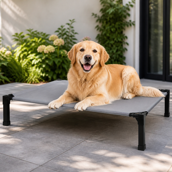 Elevated Washable Breathable Mesh Dog Bed