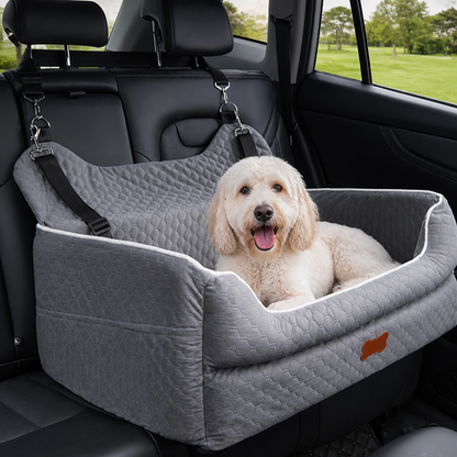 Thick Padded Dog Booster Seat (Removable & Washable Cover)