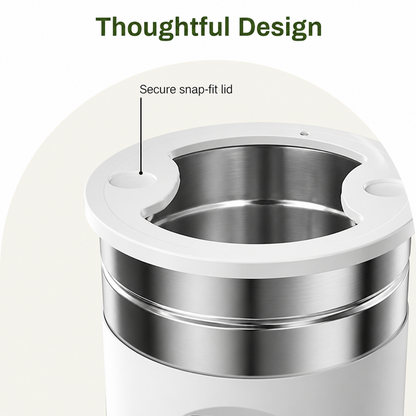 Dual-Bowl WiFi & Button Pet Feeder