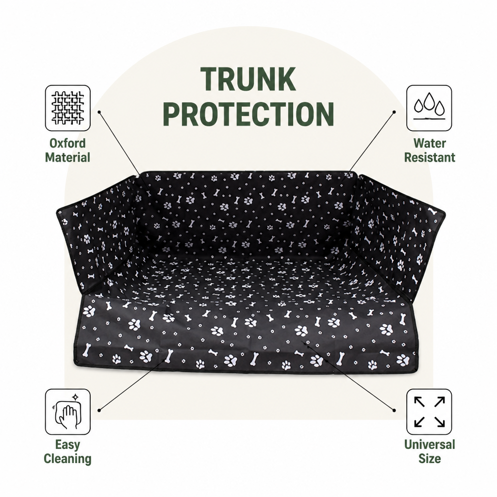 Durable Oxford & Easy-Clean Trunk Mat