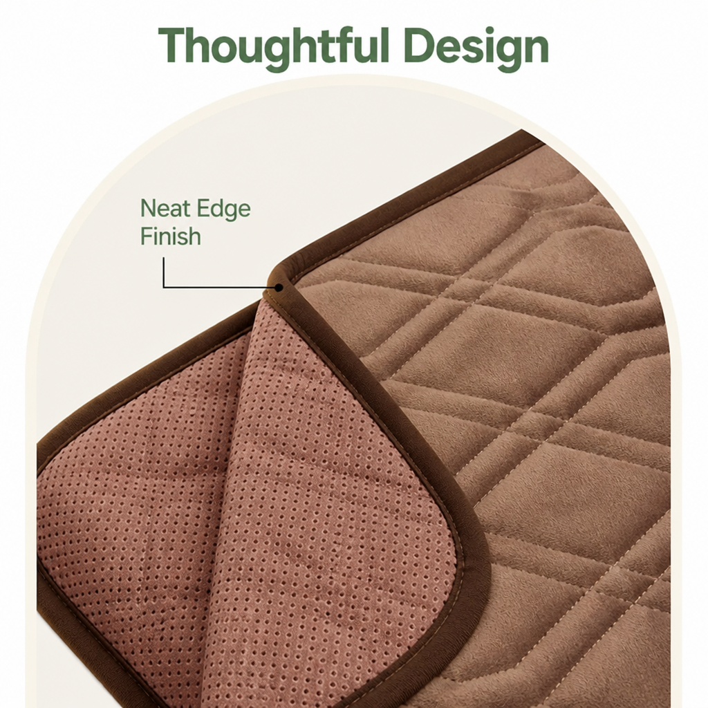 Geometric Scratch & Stain-Resistant Sofa Cover (L-Shaped)