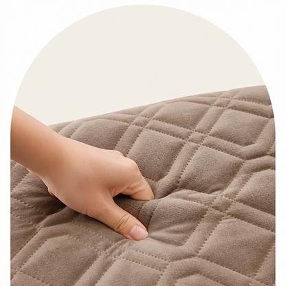 Geometric Scratch & Stain-Resistant Sofa Cover (L-Shaped)