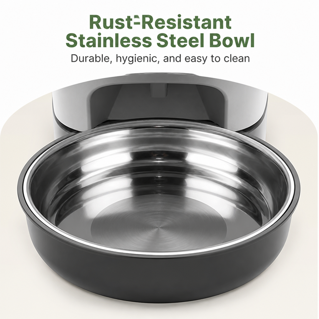 Programmable Portion Control & Infrared Anti-Overflow Pet Feeder