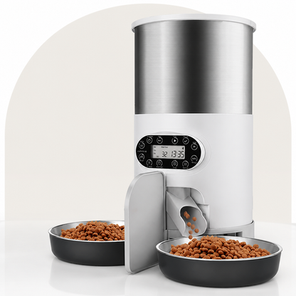 Programmable Portion Control & Infrared Anti-Overflow Pet Feeder
