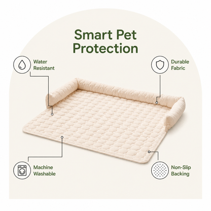 Quilted Water-Resistant & Non-Slip Seat Protector (75x75 cm)