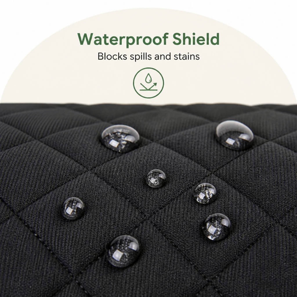 Quilted Waterproof & Anti-Slip Recliner Cover (Side Pockets)