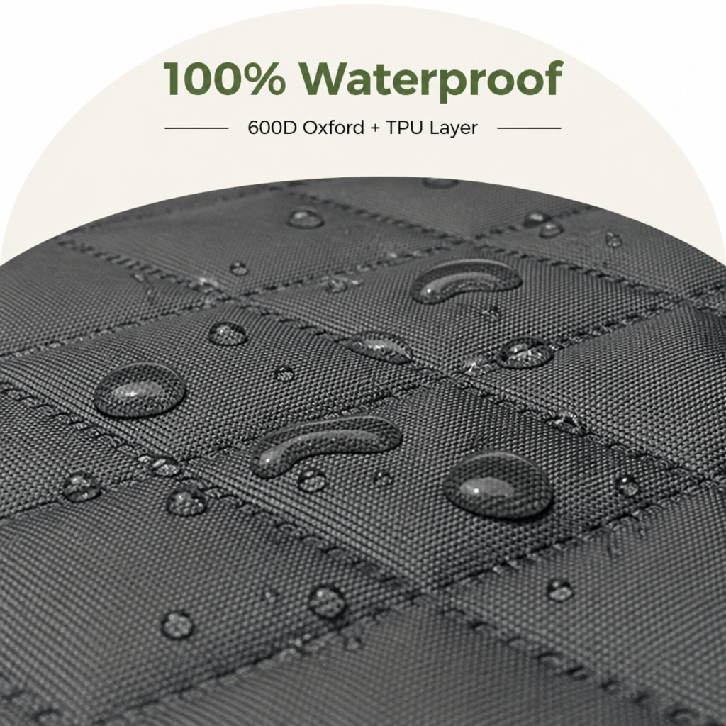 Waterproof 600D Oxford & Non-Slip Car Seat Cover (Convertible Hammock)