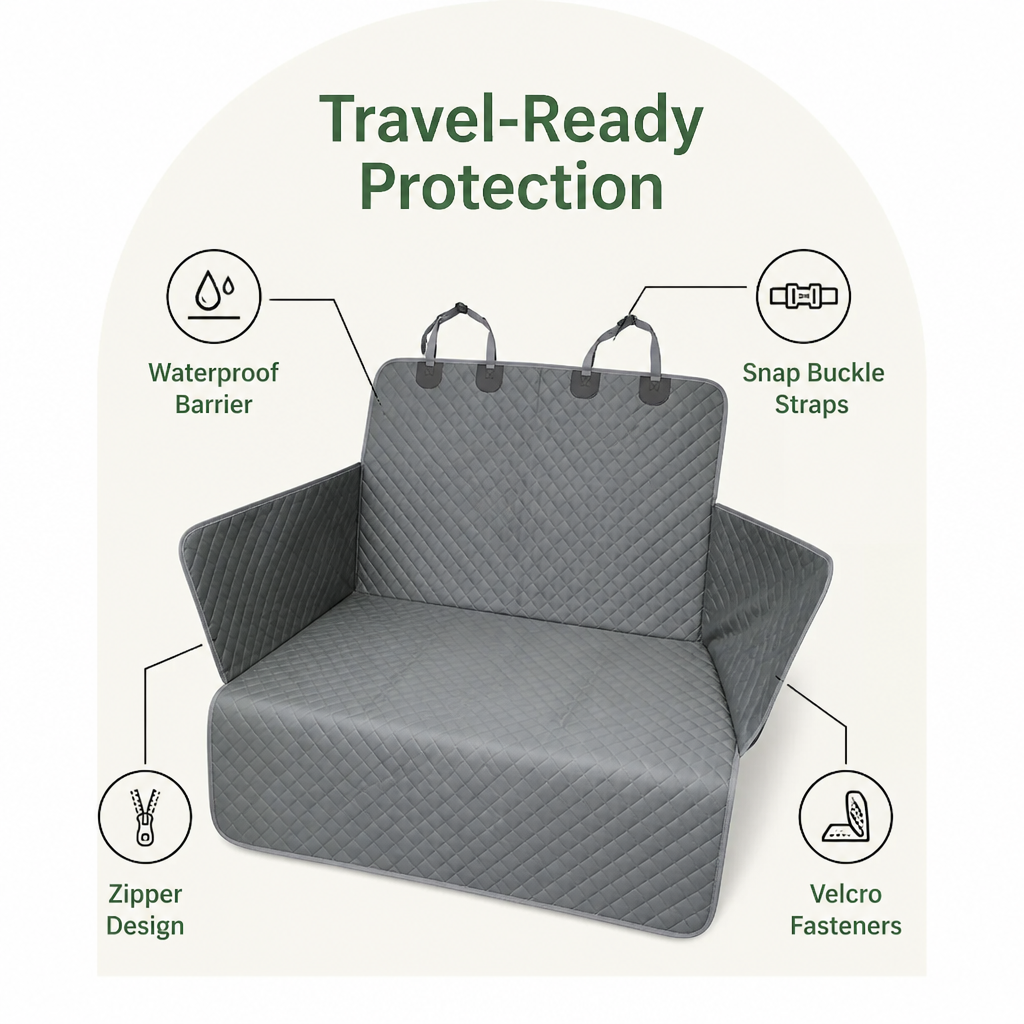Waterproof 600D Oxford Trunk Cargo Cover