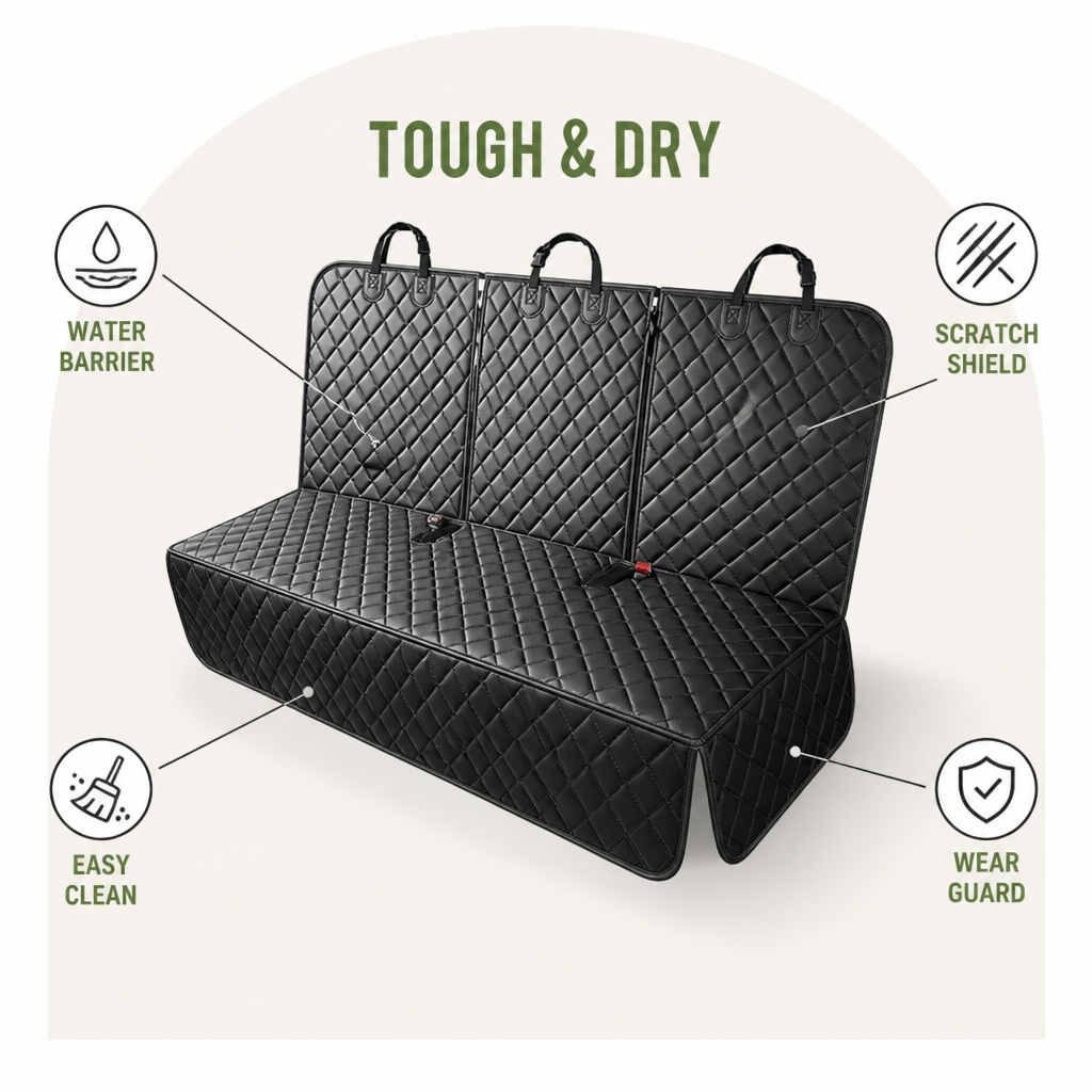 Waterproof & Dirt-Proof Rear Seat Protector (Universal Fit)