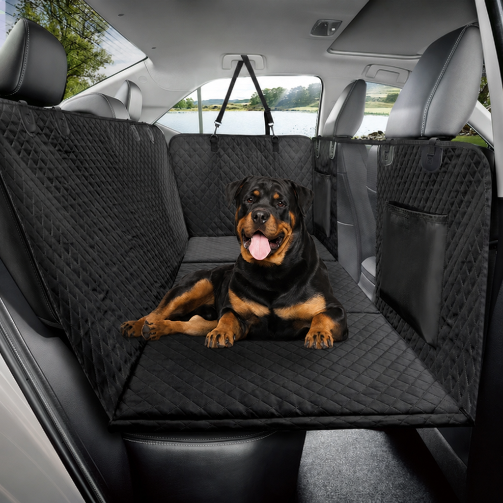 Waterproof Hard-Bottom Car Seat Extender (Removable & Washable)