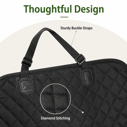 Waterproof Hard-Bottom Car Seat Extender (Removable & Washable)