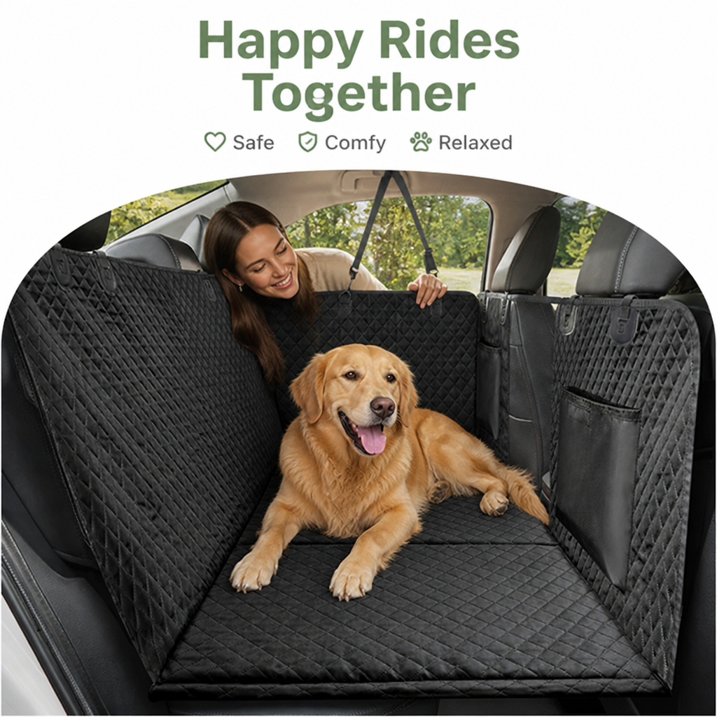 Waterproof Hard-Bottom Car Seat Extender (Removable & Washable)