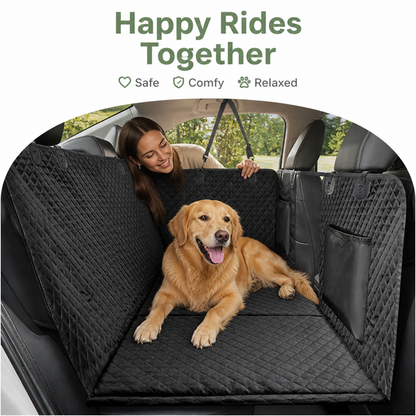 Waterproof Hard-Bottom Car Seat Extender (Removable & Washable)