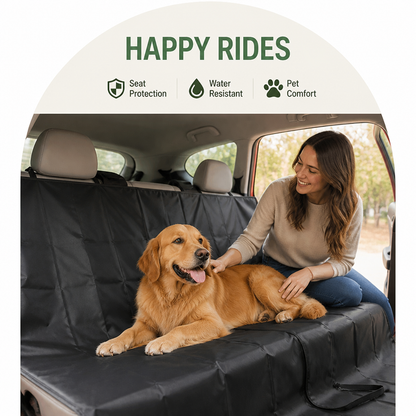 Waterproof Heavy-Duty Scratchproof Car Seat Cover (Hammock Style)