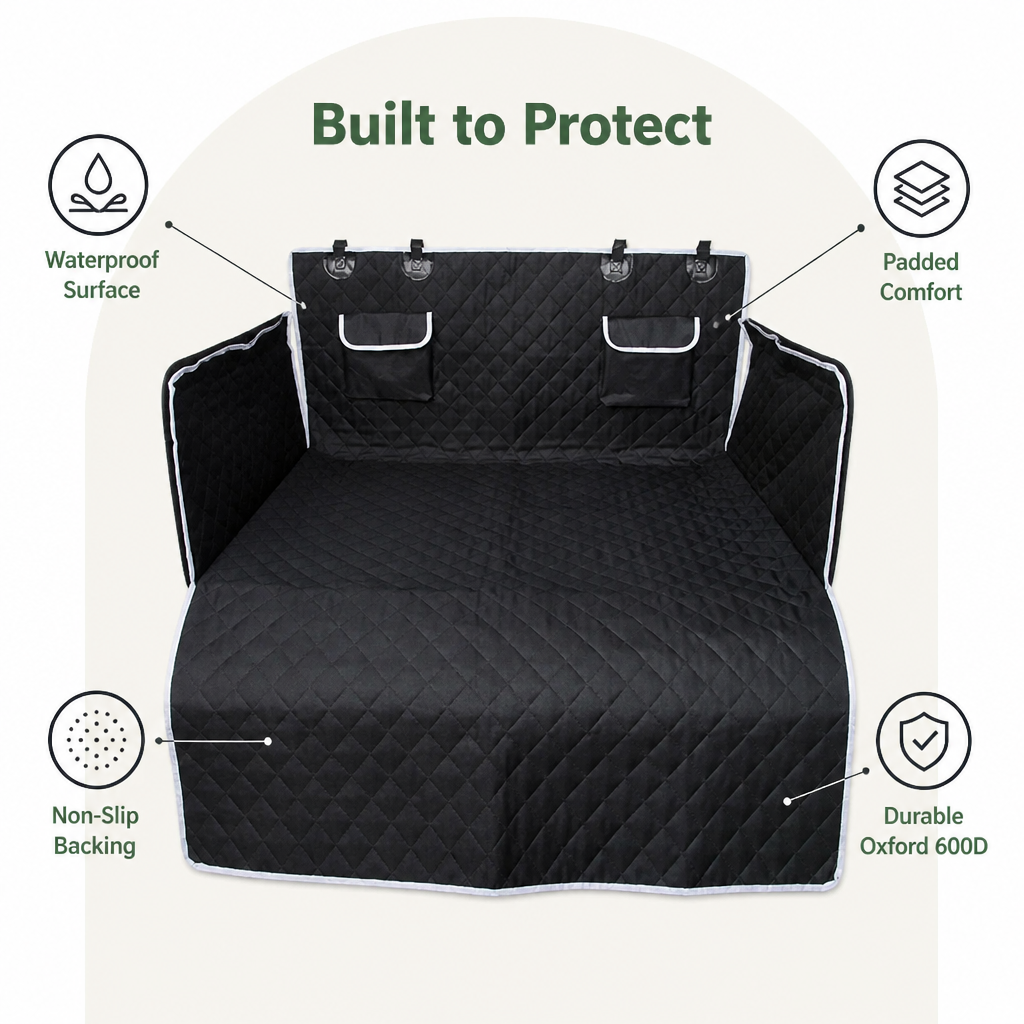 Waterproof Oxford 600D Padded & Non-Slip Trunk Hammock