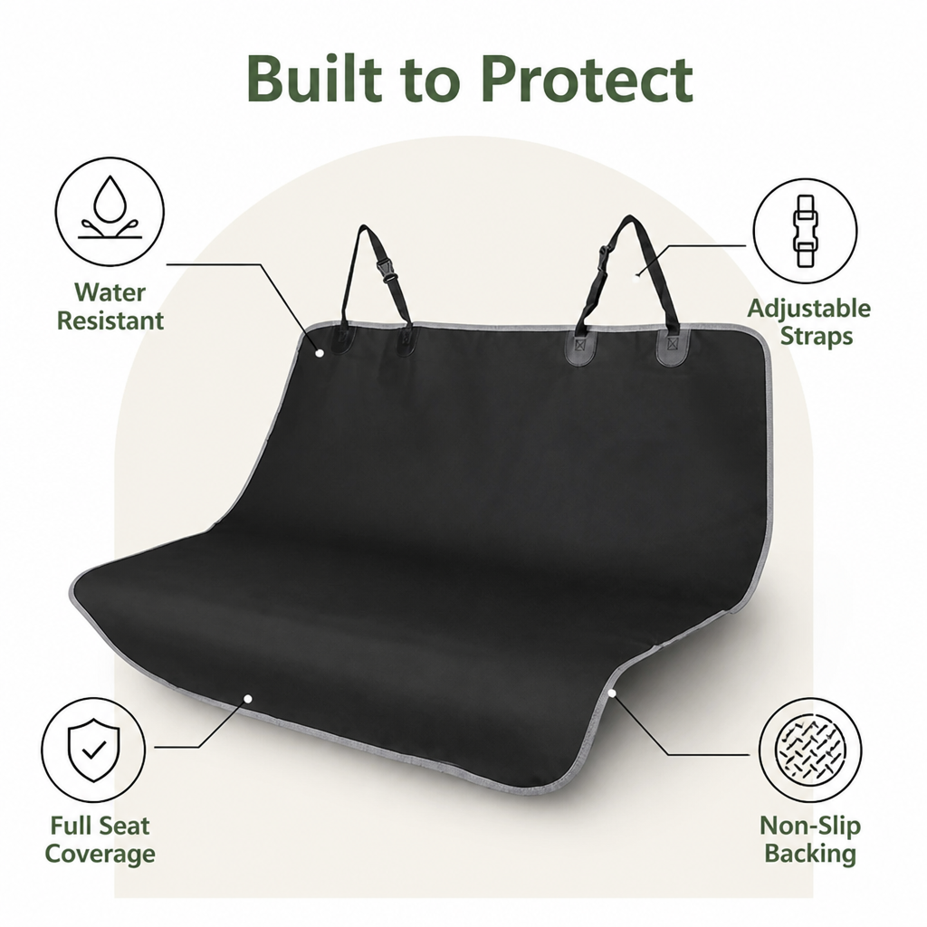 Waterproof Oxford & Non-Slip Car Seat Cover