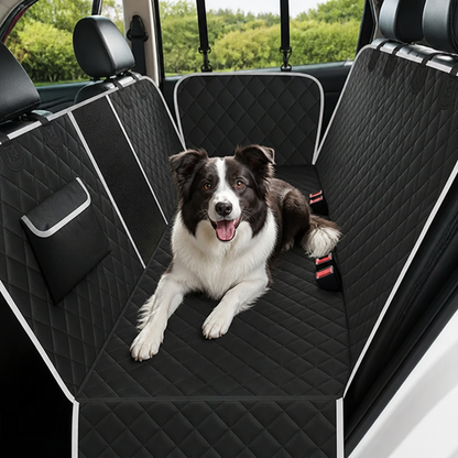 Waterproof Oxford & Scratch-Resistant Car Backseat Cover (Non-Zippered Mesh)