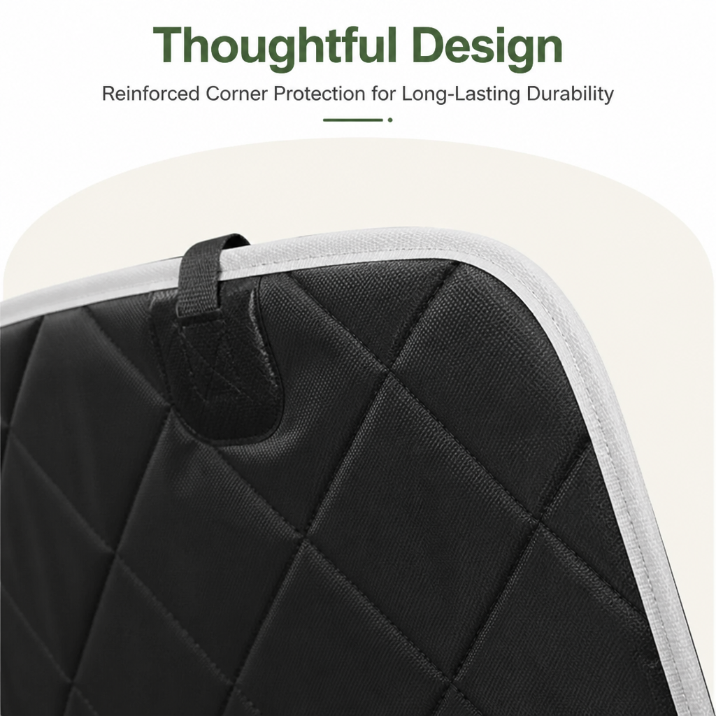 Waterproof Oxford & Scratch-Resistant Car Backseat Cover (Non-Zippered Mesh)
