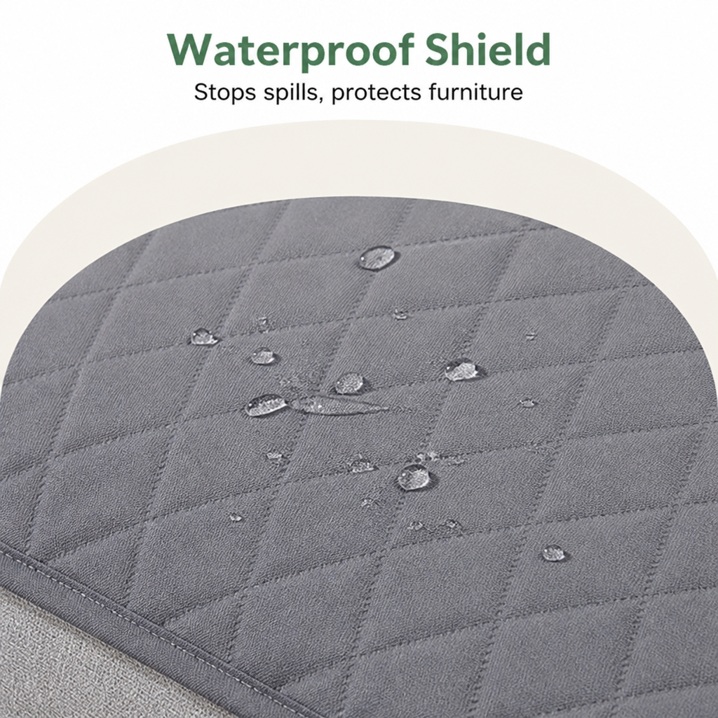 Waterproof Quilted & Non-Slip Sofa Cover (Fitted)