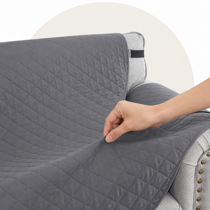 Waterproof Quilted & Non-Slip Sofa Cover (Fitted)