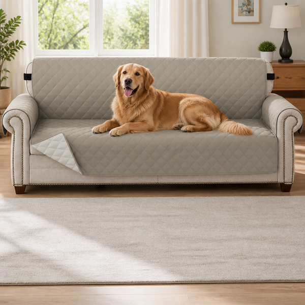 Waterproof Quilted & Non-Slip Sofa Cover (Fitted)
