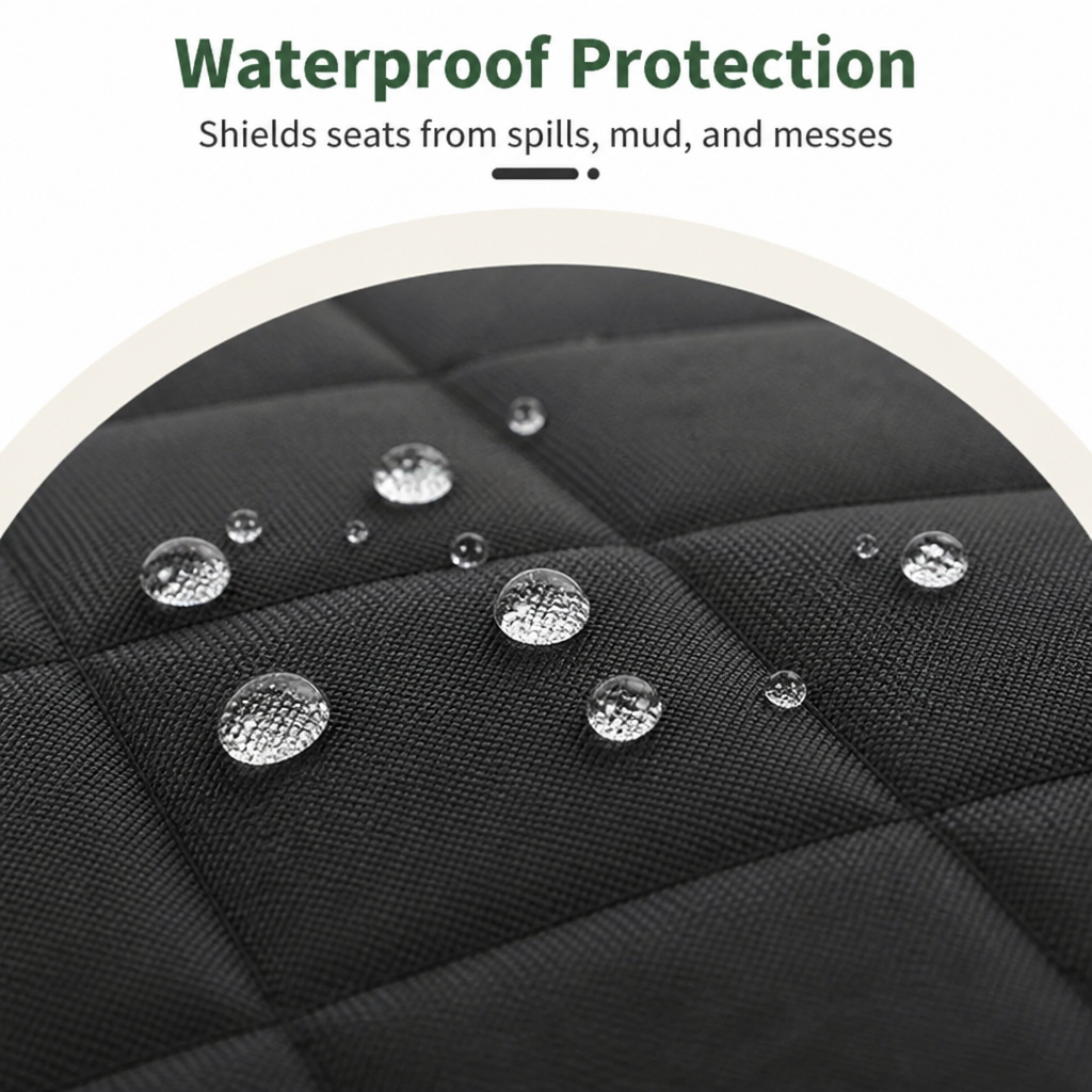 Waterproof Quilted Oxford Non-Slip Car Seat Cover