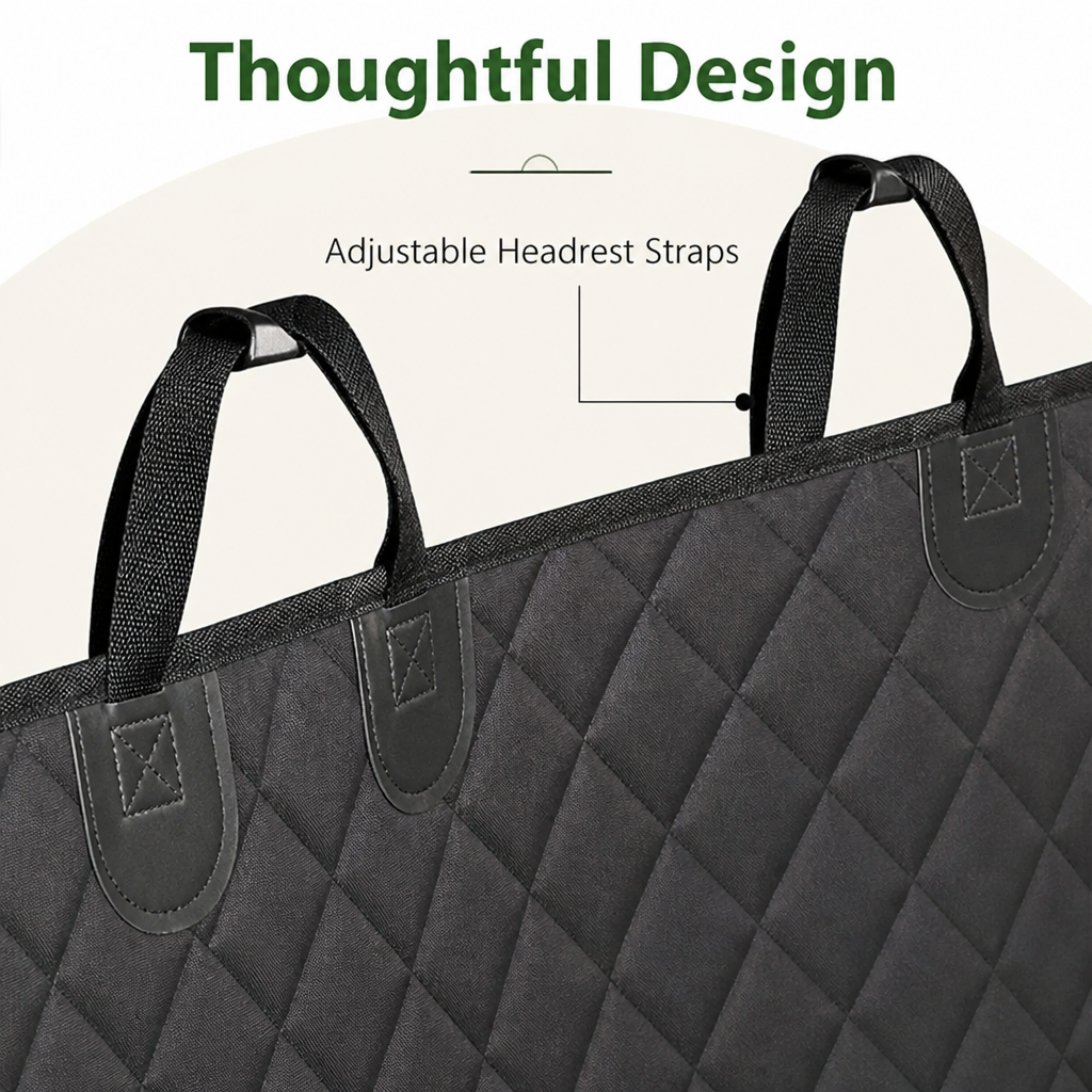 Waterproof Quilted Oxford Non-Slip Car Seat Cover