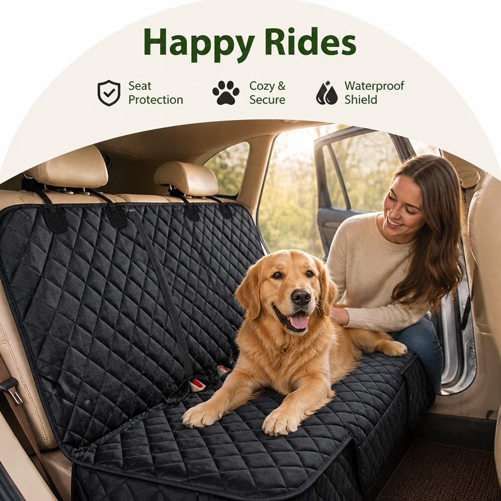 Waterproof Quilted Oxford Non-Slip Car Seat Cover