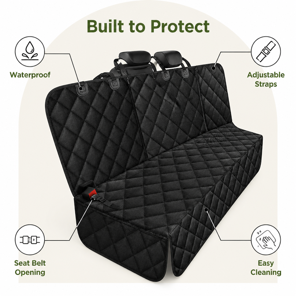 Waterproof & Stain-Resistant Car Seat Cover