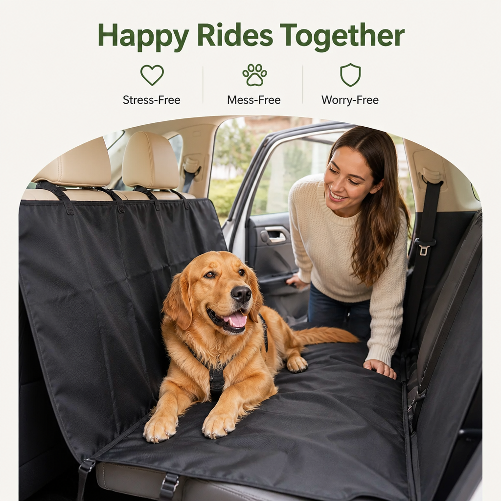 Waterproof & Washable Non-Slip Car Seat Cover (Hammock)