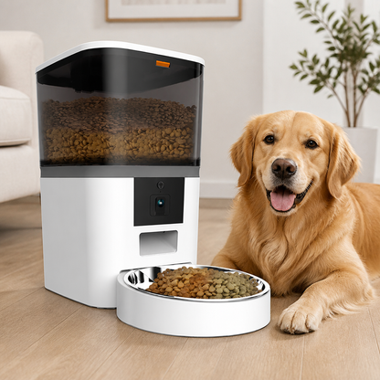 WiFi App Control & Stainless Steel Bowl Pet Feeder