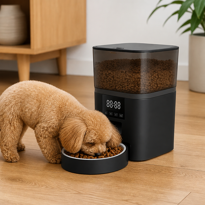 WiFi App Control & Stainless Steel Bowl Pet Feeder