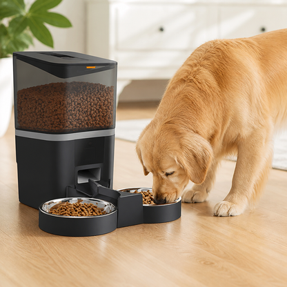 WiFi App Control & Stainless Steel Bowl Pet Feeder