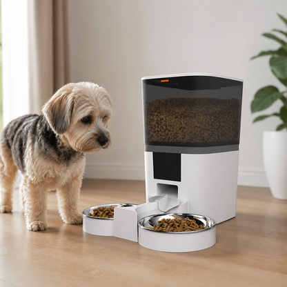 WiFi App Control & Stainless Steel Bowl Pet Feeder