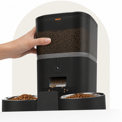 WiFi App Control & Stainless Steel Bowl Pet Feeder