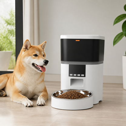 WiFi App Control & Stainless Steel Bowl Pet Feeder