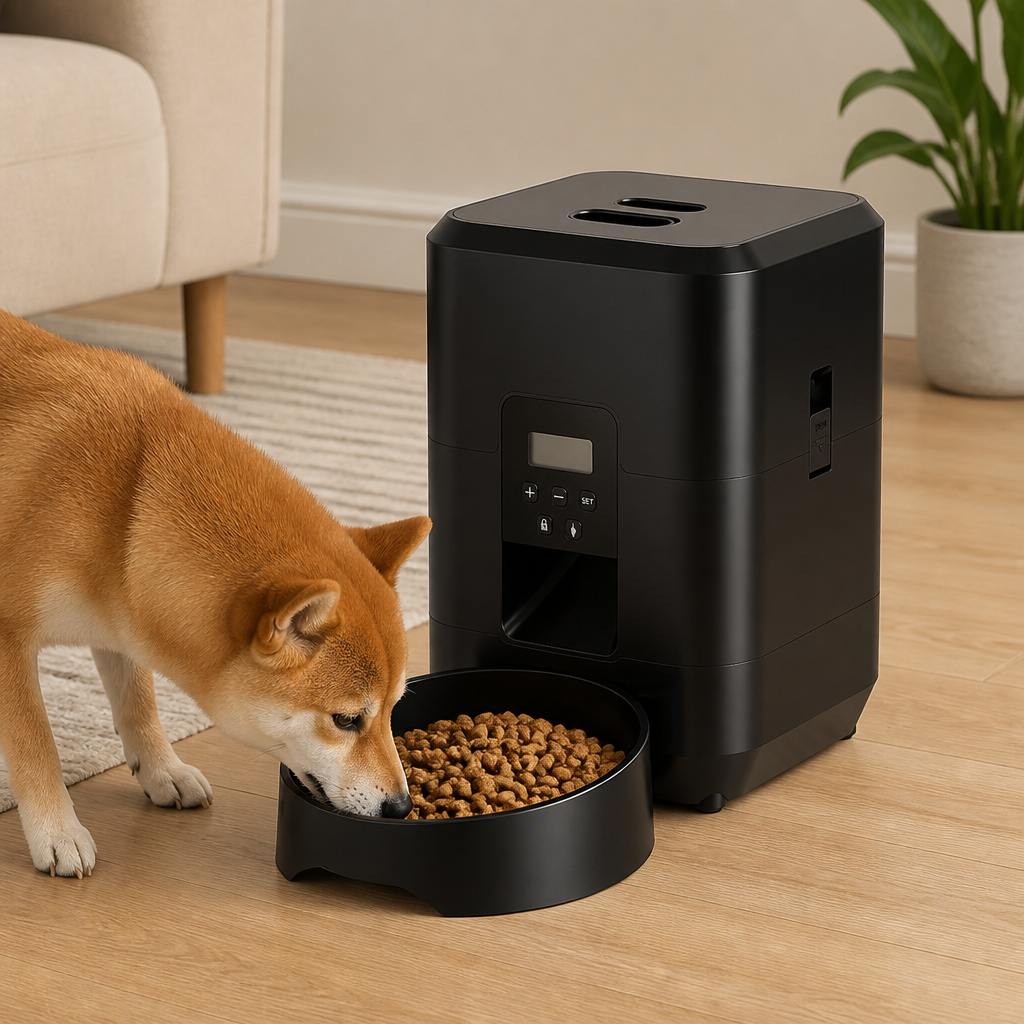 WiFi App-Controlled & Portion-Control Automatic Pet Feeder (Removable Hopper)