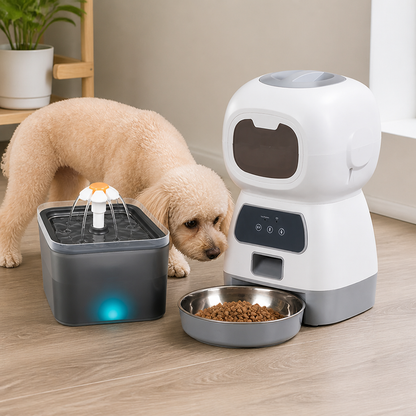 WiFi App-Controlled & Portion-Control Automatic Pet Feeder (Removable Hopper)