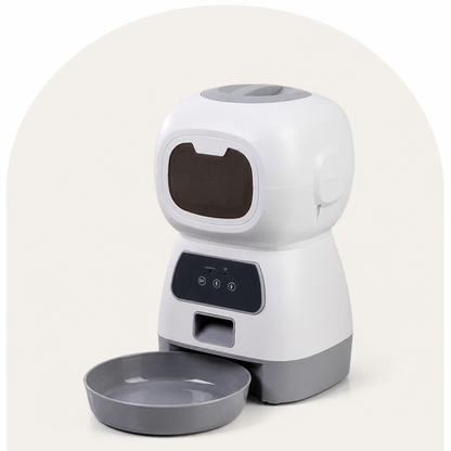 WiFi App-Controlled & Portion-Control Automatic Pet Feeder (Removable Hopper)