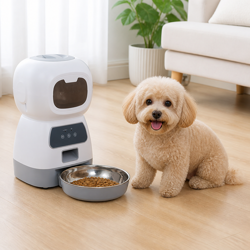 WiFi App-Controlled & Portion-Control Automatic Pet Feeder (Removable Hopper)